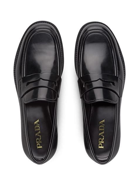 prada men loafer vibram|Men's Loafers .